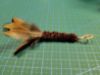 Picture of Natural pheasant orange black tip feather teaser refill