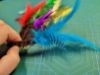 Picture of 5 PACK handmade feather refill toys - 4 feathers per toy