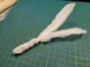 Picture of MUNIFICENT Whitey's handmade natural hen feather fetch toy for cat stealth version