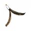 Picture of MUNIFICENT Poppet's handmade natural hen feathers refill toy for frenzy & da bird type wand teasers