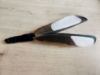 Picture of Handmade Black and white Magpie feather fetch toy for cat stealth version