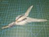 Picture of Blue jay and white rooster feather wand teaser refill for Da bird Frenzy 