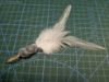 Picture of Blue jay and white rooster feather wand teaser refill for Da bird Frenzy 