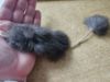 Picture of Small real rabbit fur mouse wand teaser: the ultimate feline playtime experience