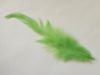 Picture of Dyed red green yellow blue pink rooster tail feather refill teaser