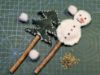 Picture of Christmas edition SILVERVINE cat chew toys – snowman & CHRISTMAS tree shapes with catnip